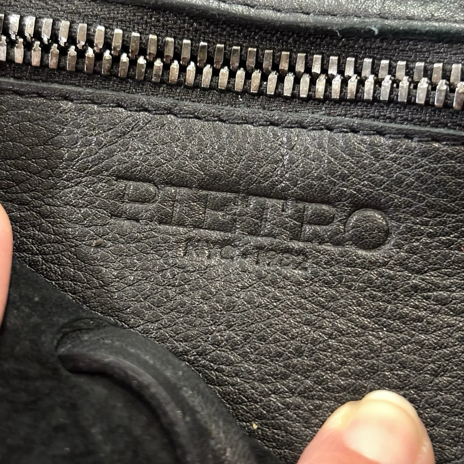 Pietro Alessandro black leather convertible satchel/backpack - Image 4