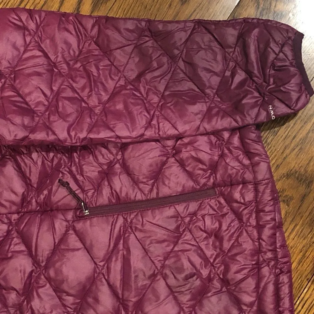 COLUMBIA Women’s Raspberry OmniHeat Quilted Down Jacket MED - Image 11