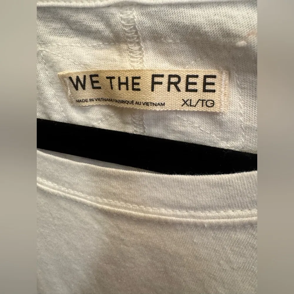 NWOT Free People We the Free Nina Tee - ivory - XL - Image 7