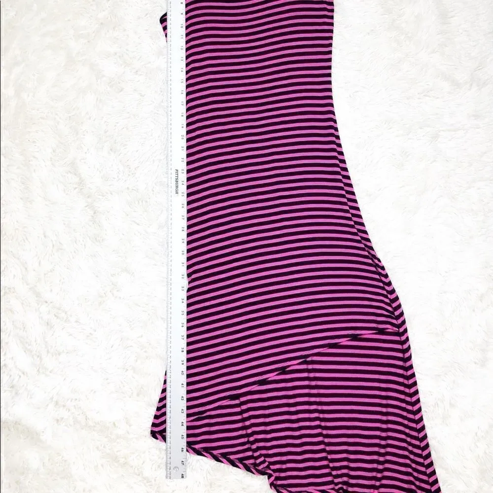 Michael‎ Kors Pink Striped Dress Small Pink - Image 4