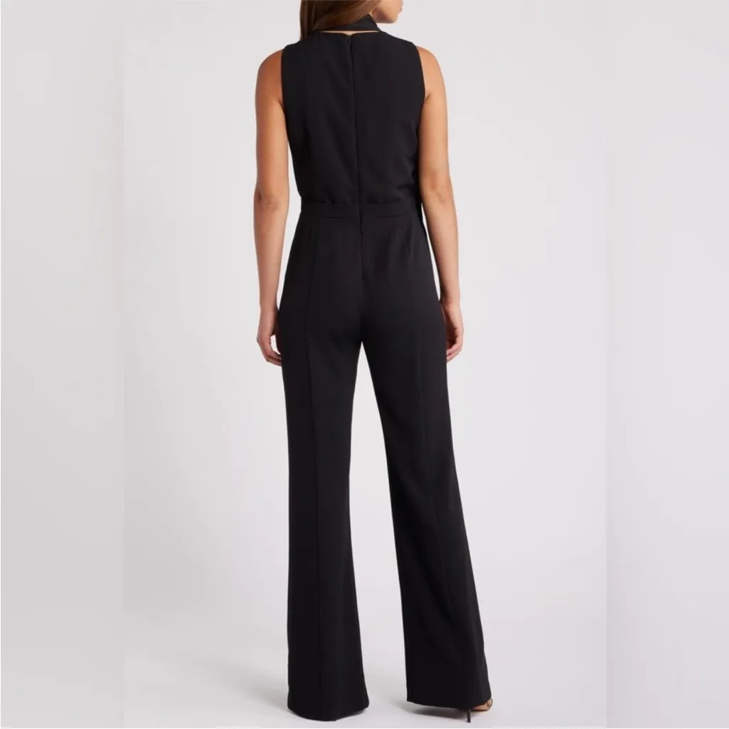 Black Halo 14 NWOT Enola Side Drape Sleeveless Jumpsuit Minimal Elegant Classy - Image 5
