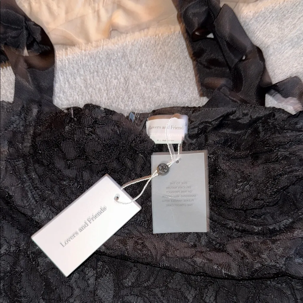 Lovers and Friends Mary kate medium Black Mini Dress NWT - Image 8