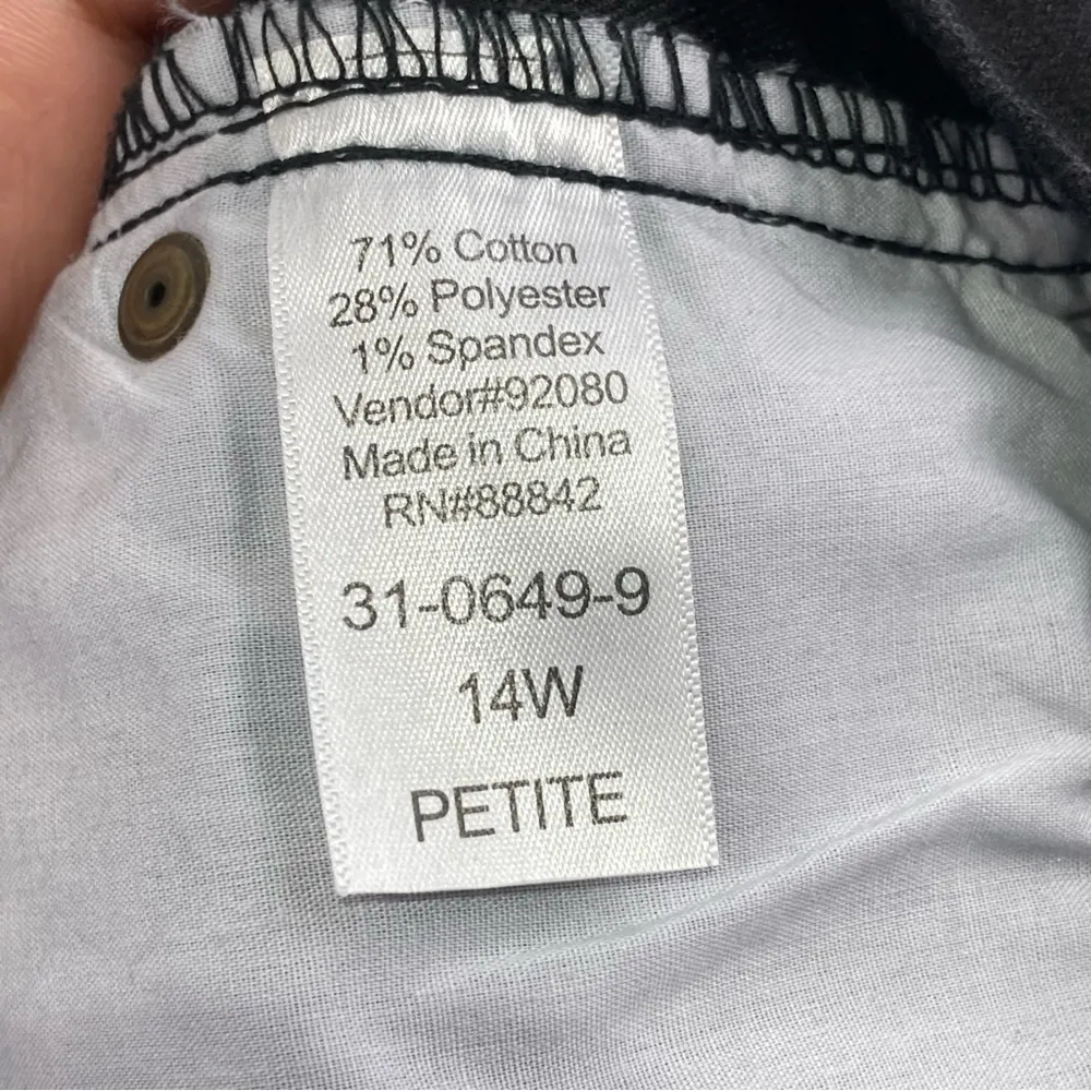 Women Within Bootcut Stretch Jean black 14 w - Image 10