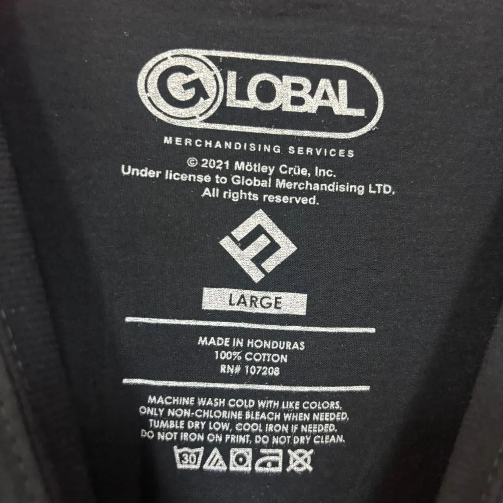 Motley Crue Dr. Feelgood Rock Tshirt size large - Image 4