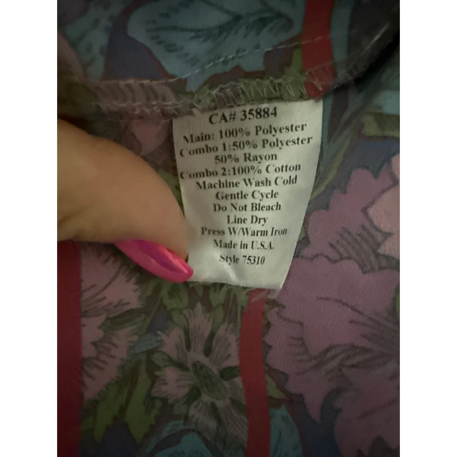 Uncle Frank Printed Ivy Patchwork Drawstring Waist Mini Dress Multicolor Size XL - Image 11