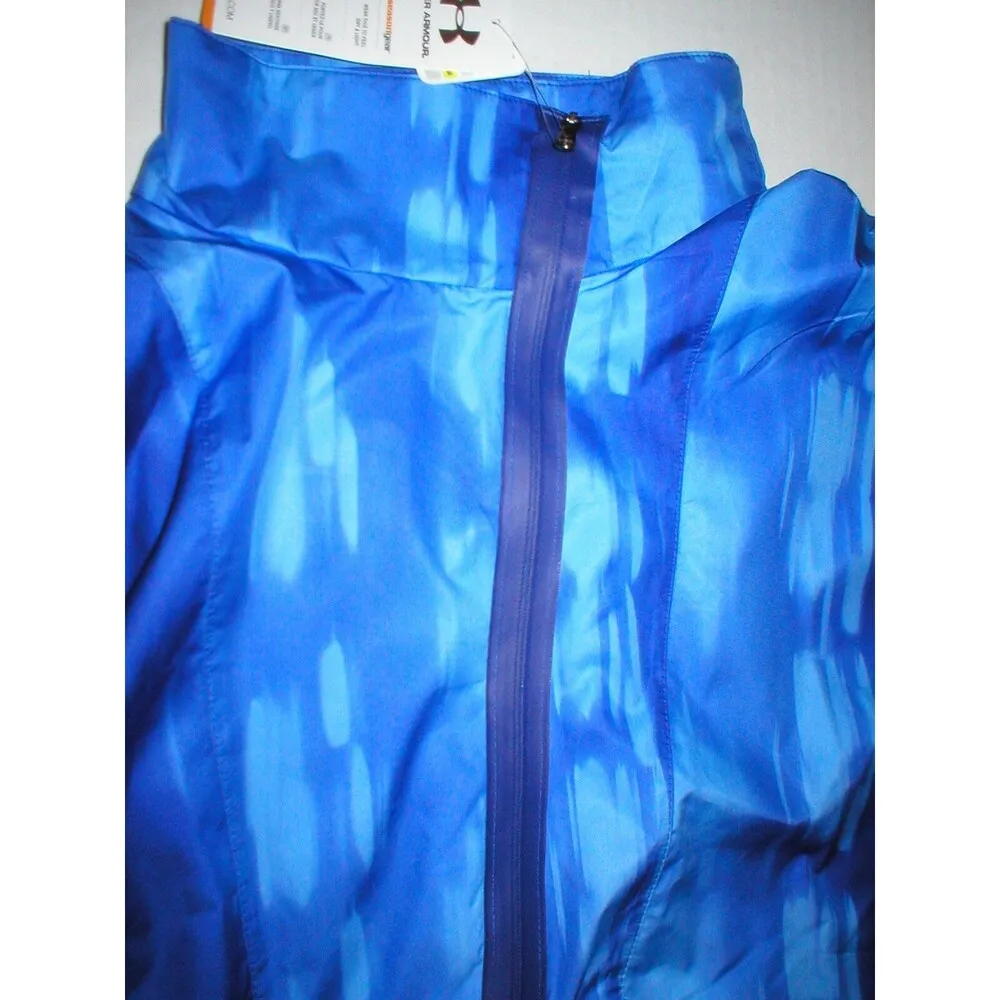 New Womens Under Armour Storm L Dark Blue Jacket Rain Vest Run All Season NWT - Image 9