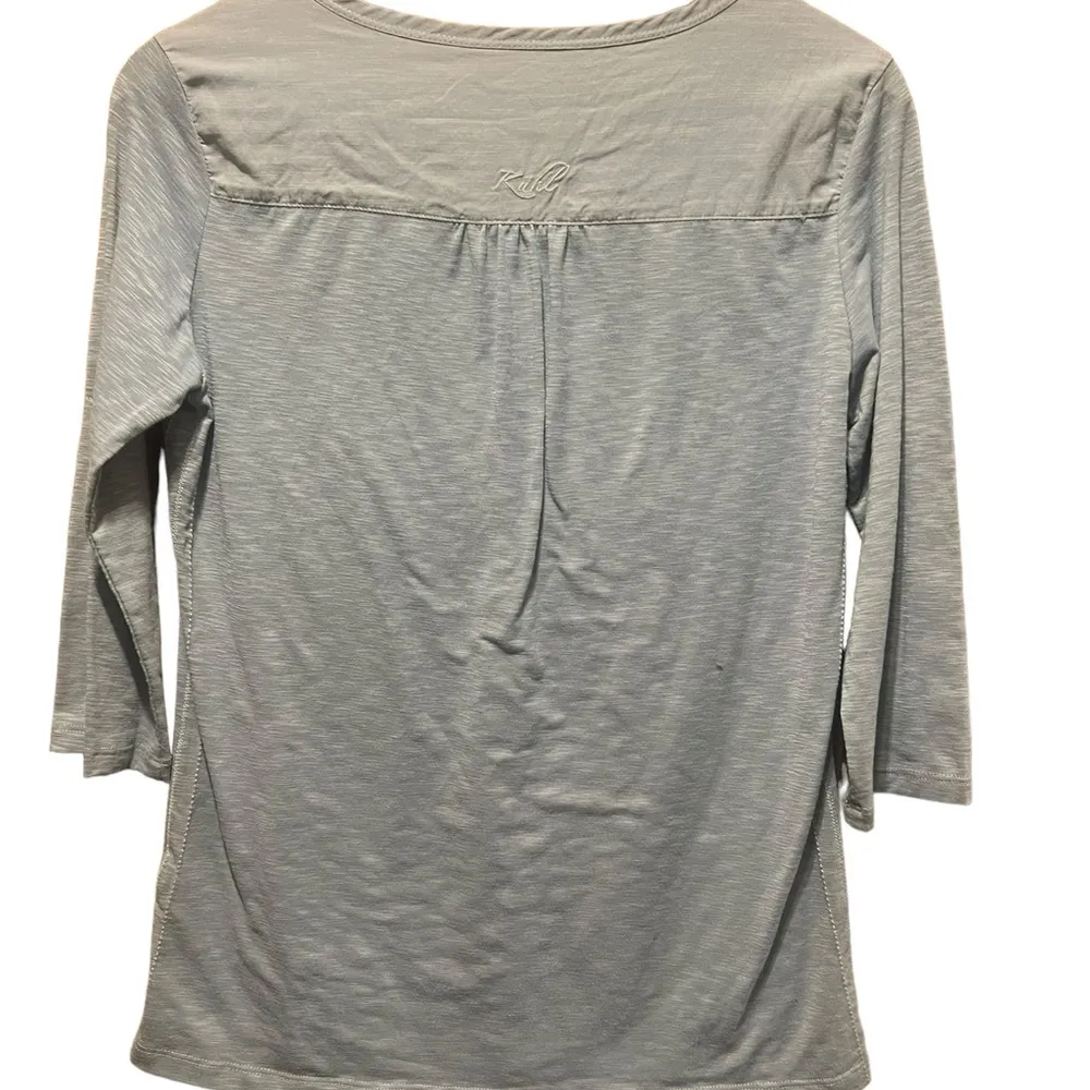 Kuhl Shasta 3/4 Henley Stonewash Hiking Top Size Small - Image 10