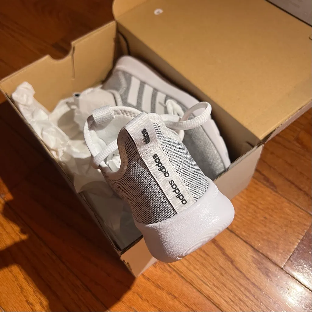 Adidas Cloudfoam Pure 2.0 W Gray/White Size 6 - Image 3