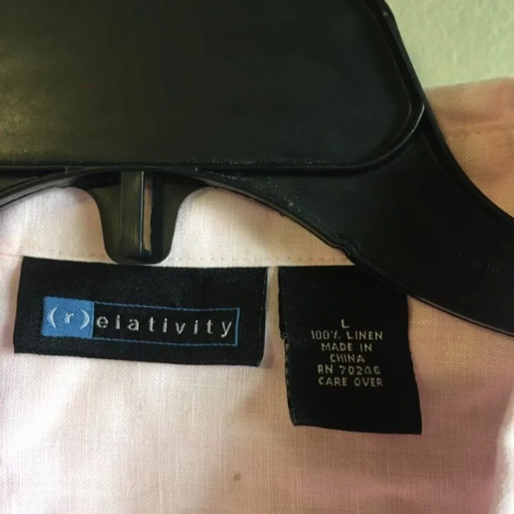 Relativity large linen blouse - Image 5