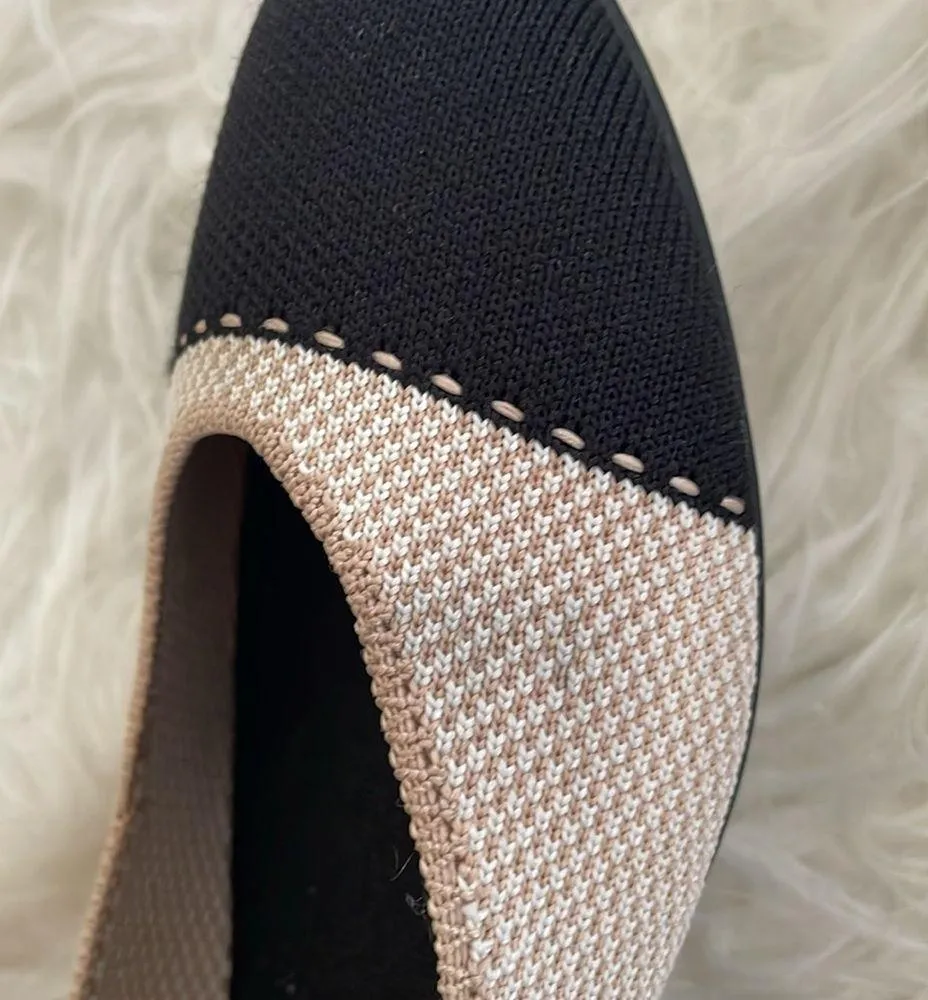 Rothy's The Square Tuxedo Ballet Flats Size 9.5 - Image 6