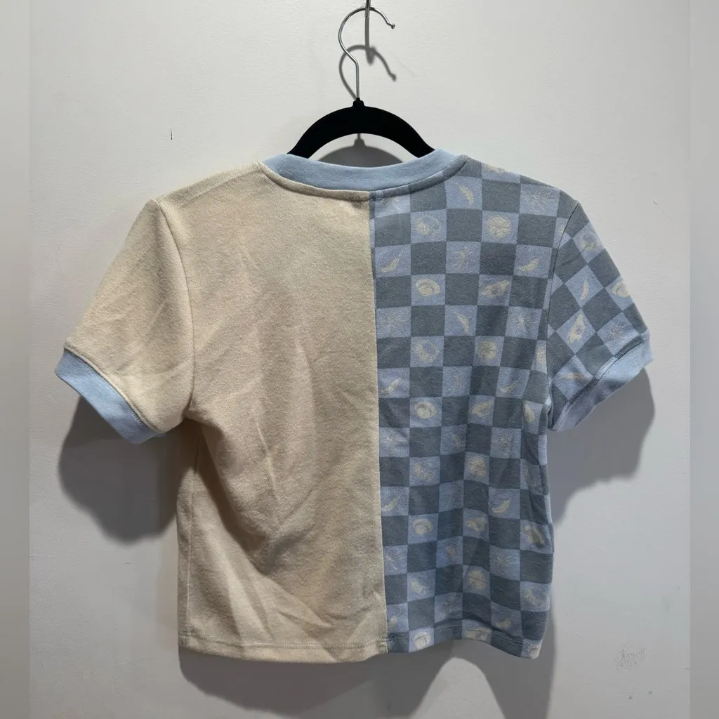 Studio Ghibli Howl's Moving Castle Calcifer Split Ringer Cropped top T-Shirt - Image 5