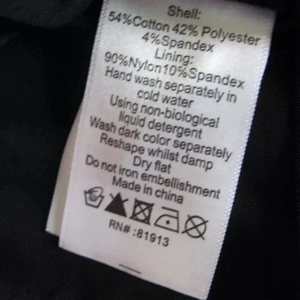 Plenty by Tracy Reese Franca Shift Dress Floral Cobalt & Black Size 4 S Small - Image 3