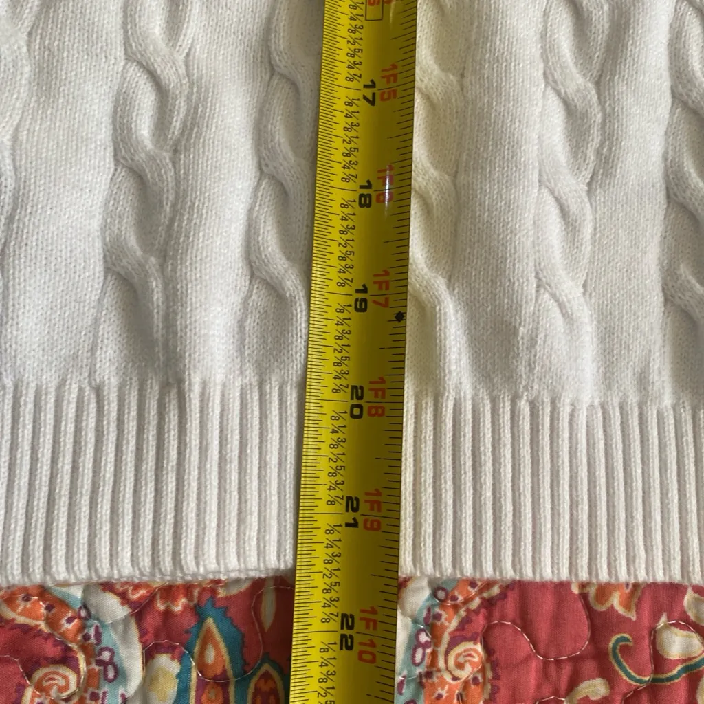 Tommy Hilfiger white knit sweater vest - Image 5