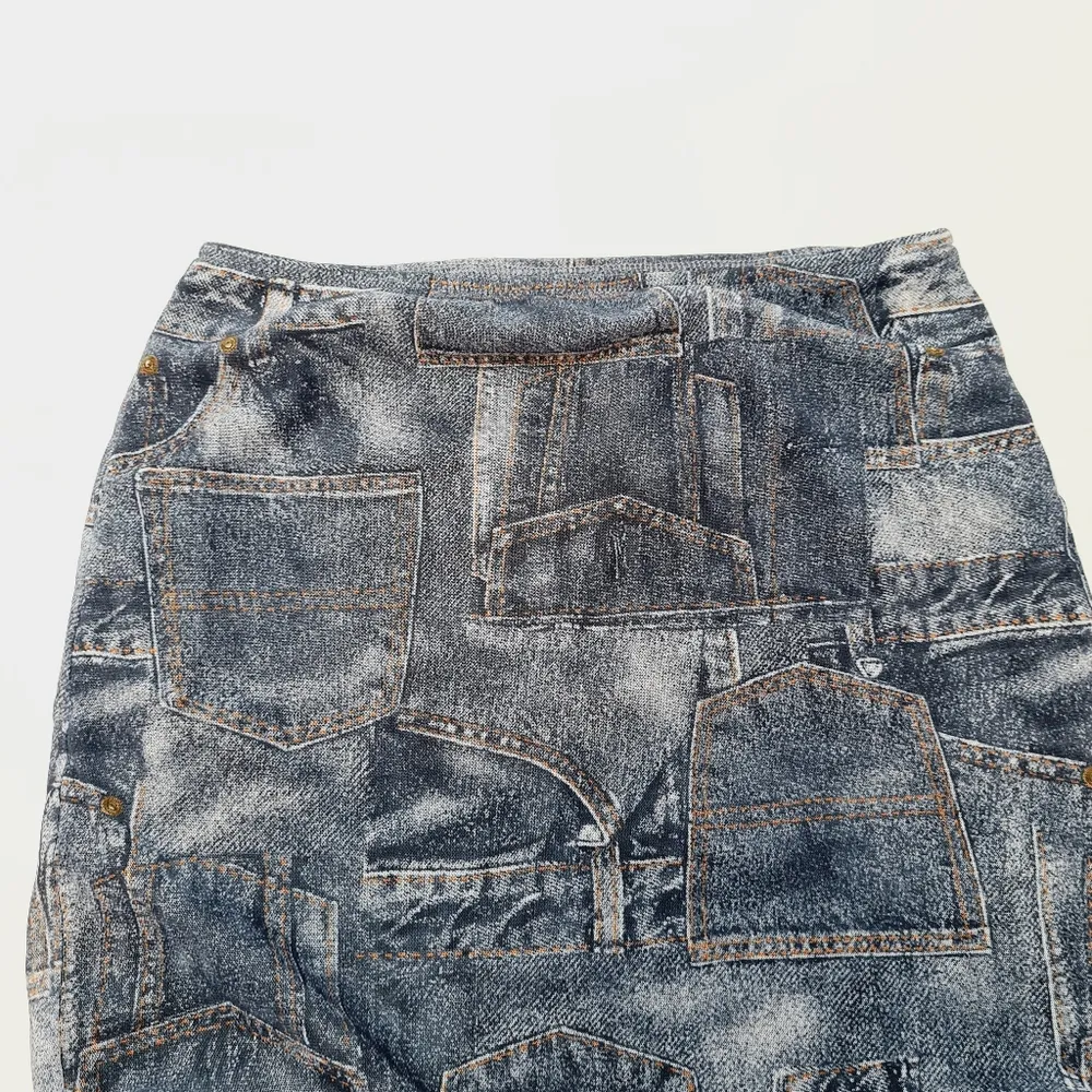 Superdown Dayna Skirt in Blue Denim - Image 5