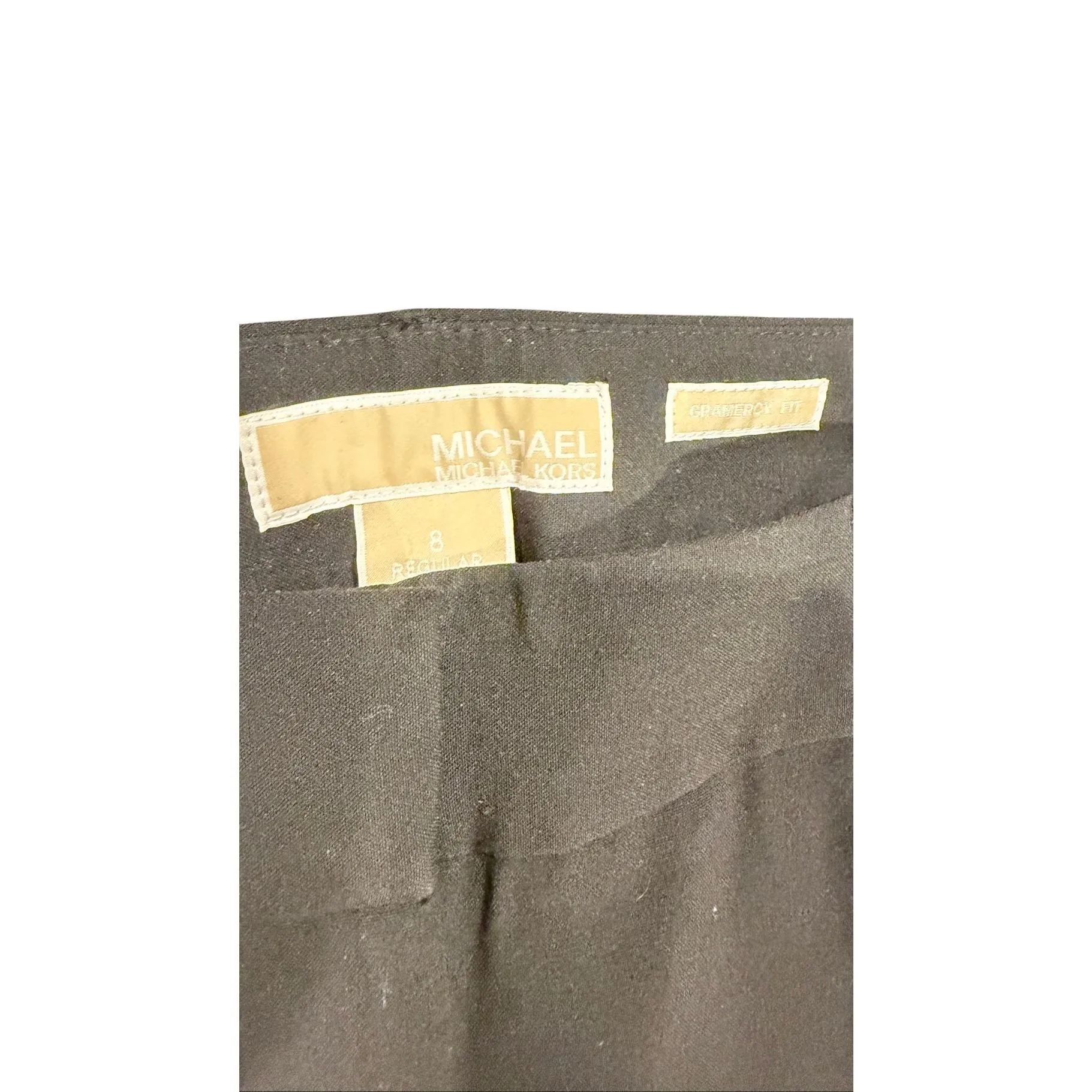 Michael Kors Black Modern Fit Dress Pants size 8 - Image 4