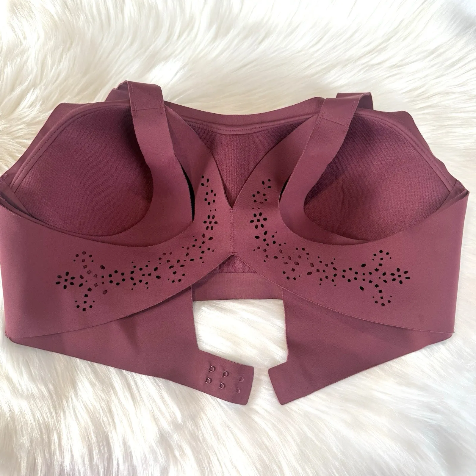 Victorias Secret Sport Bra 38 C Angel Max Support Wireless Wire Free Foam Pink - Image 4