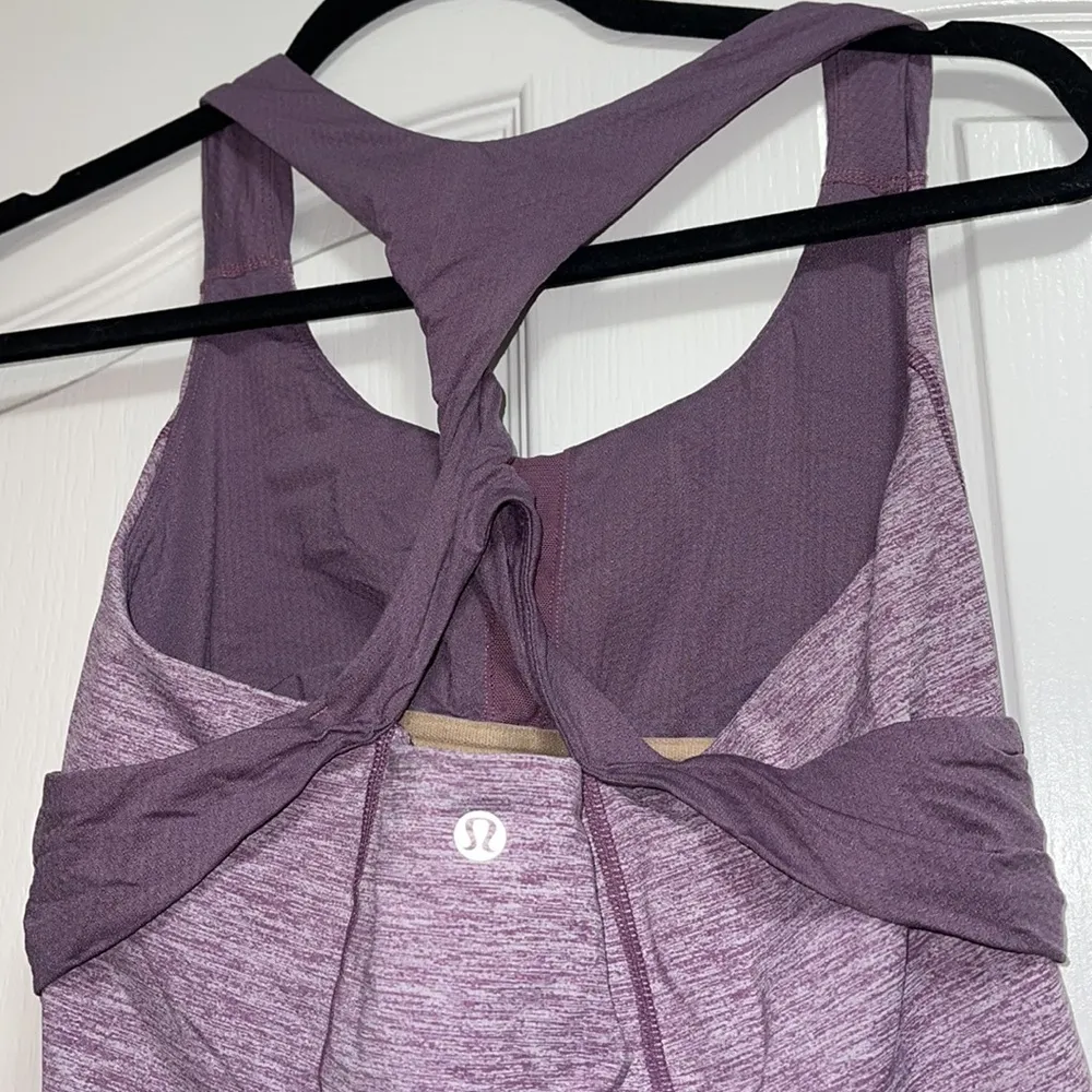 Lululemon purple spin me racerback workout tank - Image 7