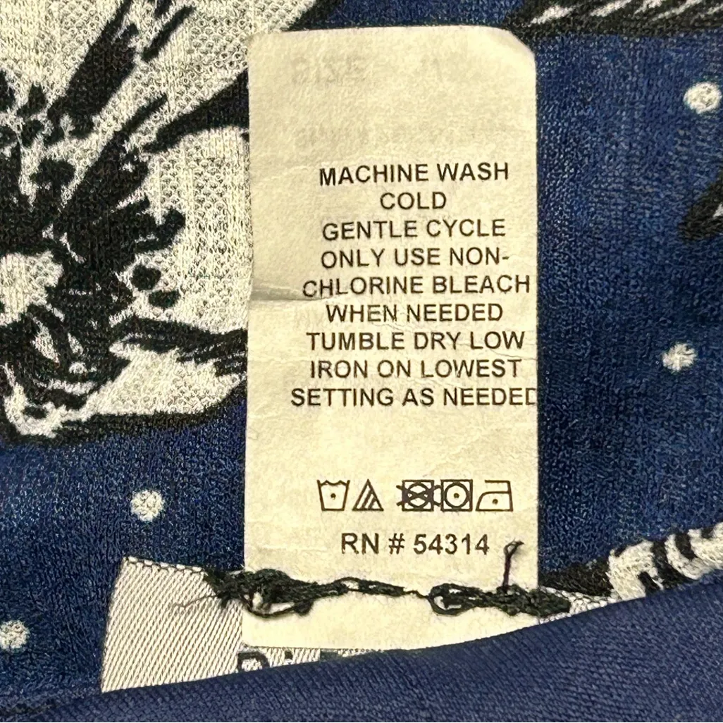 B Darlin juniors size 1/2 floral ruffle dress long sleeve flounce hem surplice - Image 8