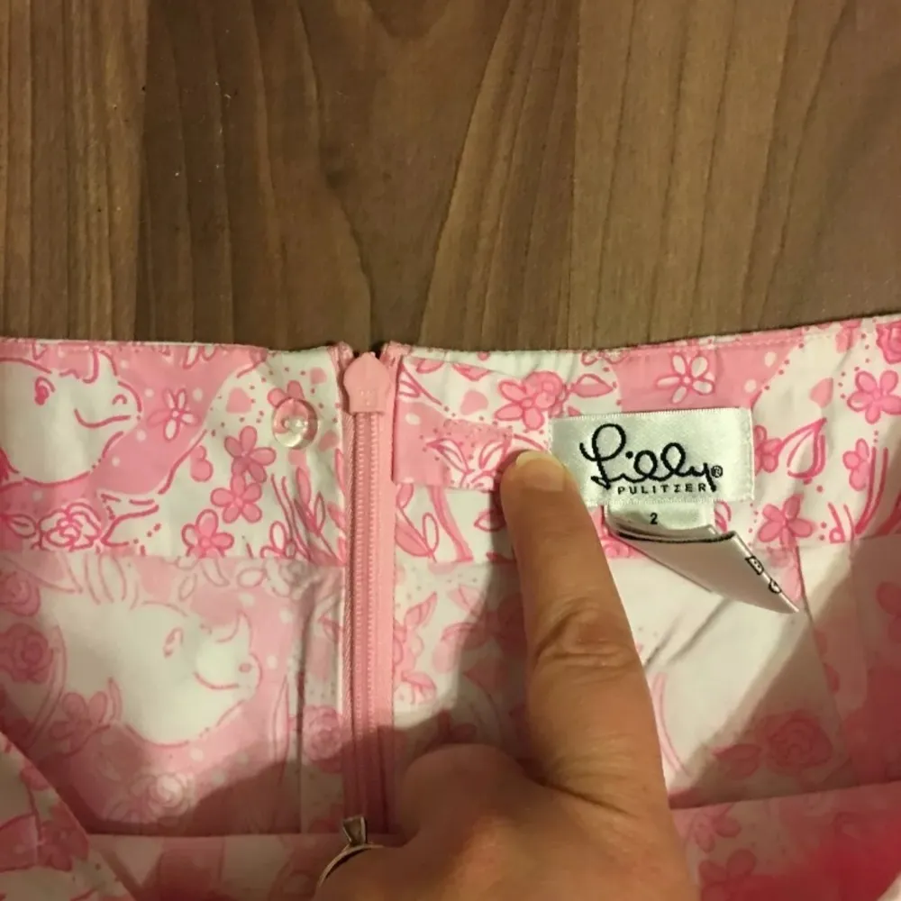 Skort Size 2 Pink Hippo EUC - Image 5