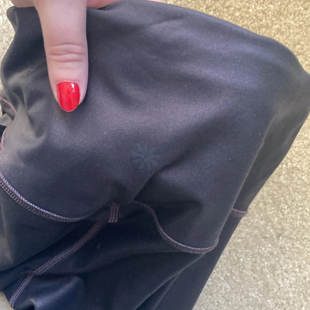 Athleta Elation Ultra High Rise 7/8 Tight Shimmer Brown Women's Size Medium - Image 7