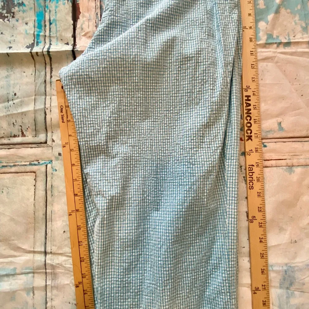 Cappagallo Petite Blue & White Capri Pants Set Size undefined - Image 7