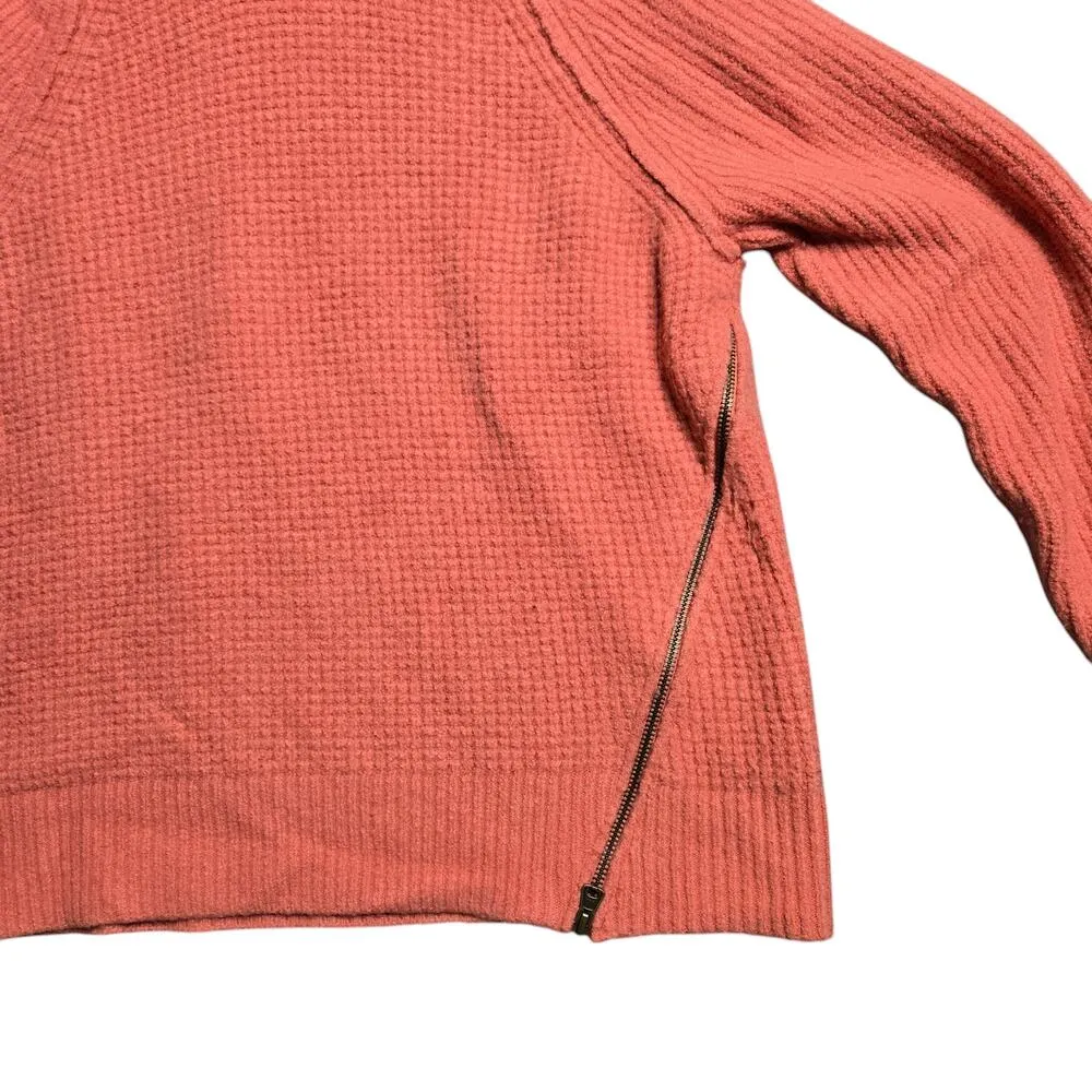 Anthropologie Pilcro Side-Zip Sweater Knit Hoodie Size: M - Image 3