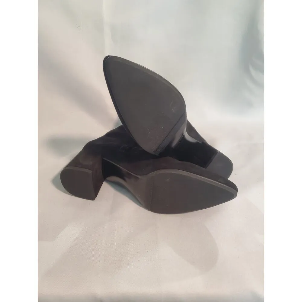 C La Canadienne Women Jeannie II Pointed Toe Suede boots size 7.5. S71 Black - Image 5