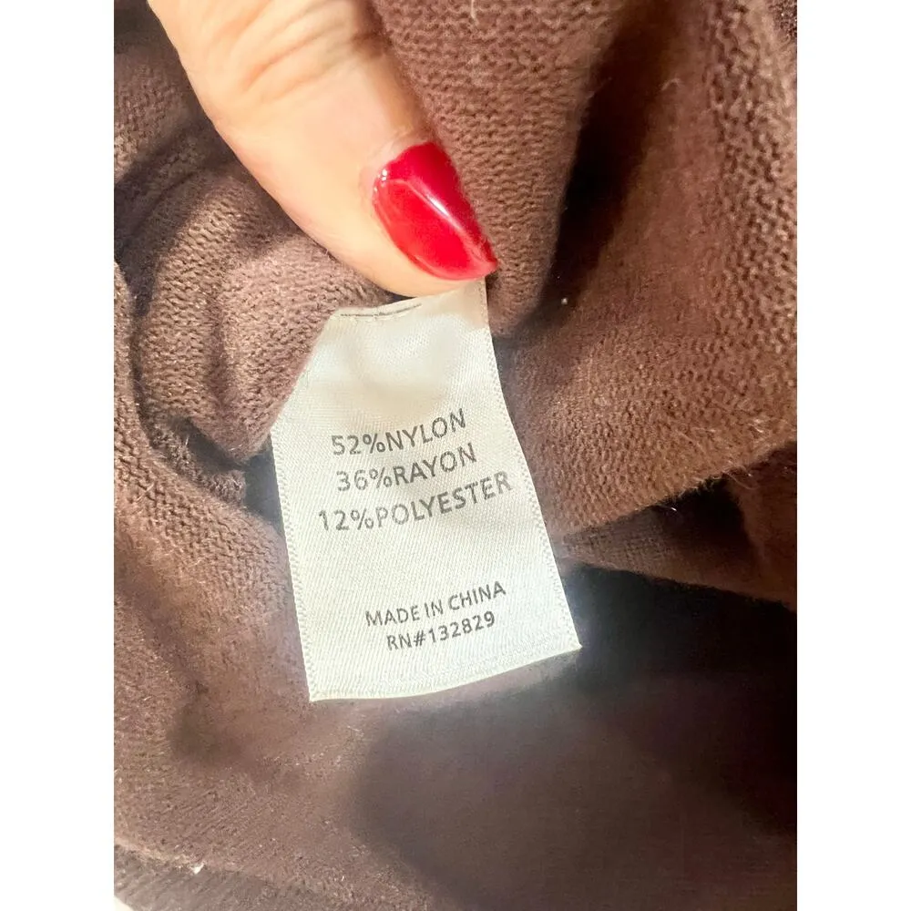 Majorelle Nanali  Mock Neck Crop Top & High Rise Crop Pants Set Brown Women's XS - Image 10