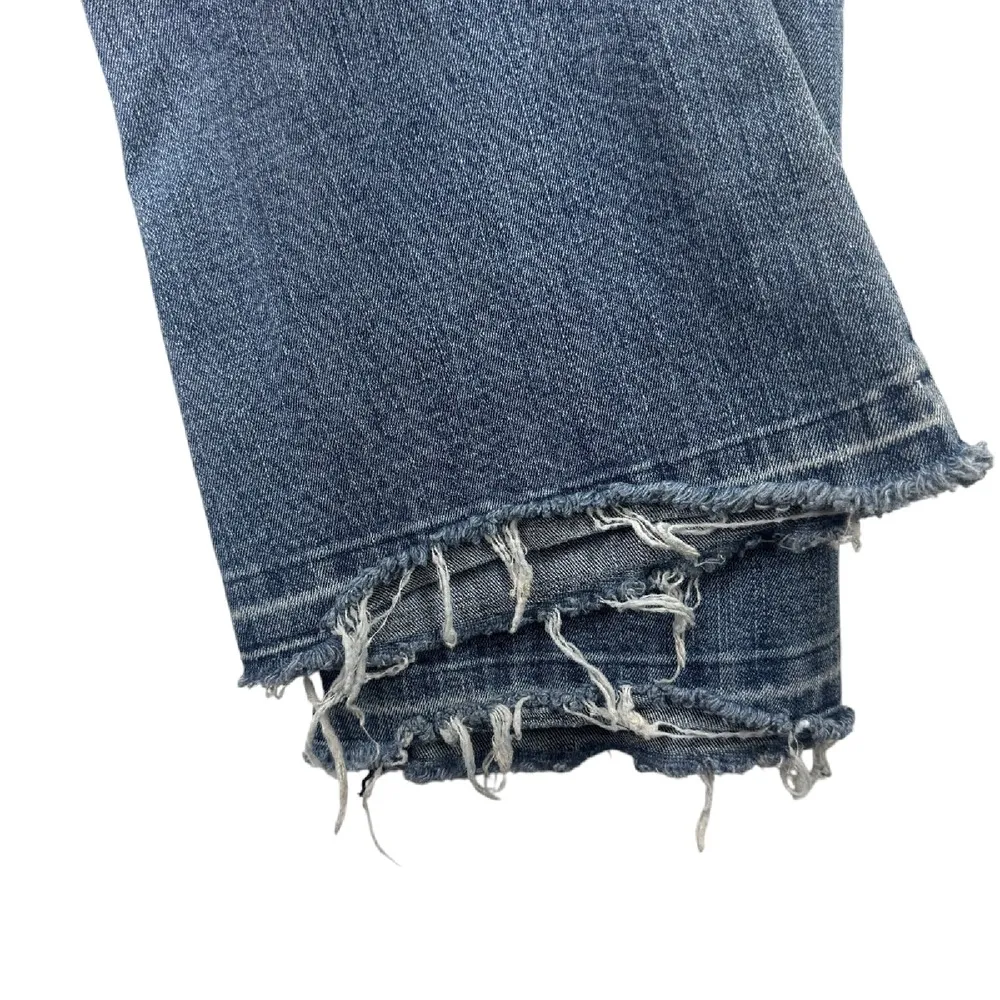 Y2K Southpole Jeans Womens Juniors 11 Embroidered Grunge Floral Flare‎ Denim Emo Blue Size 31 - Image 15