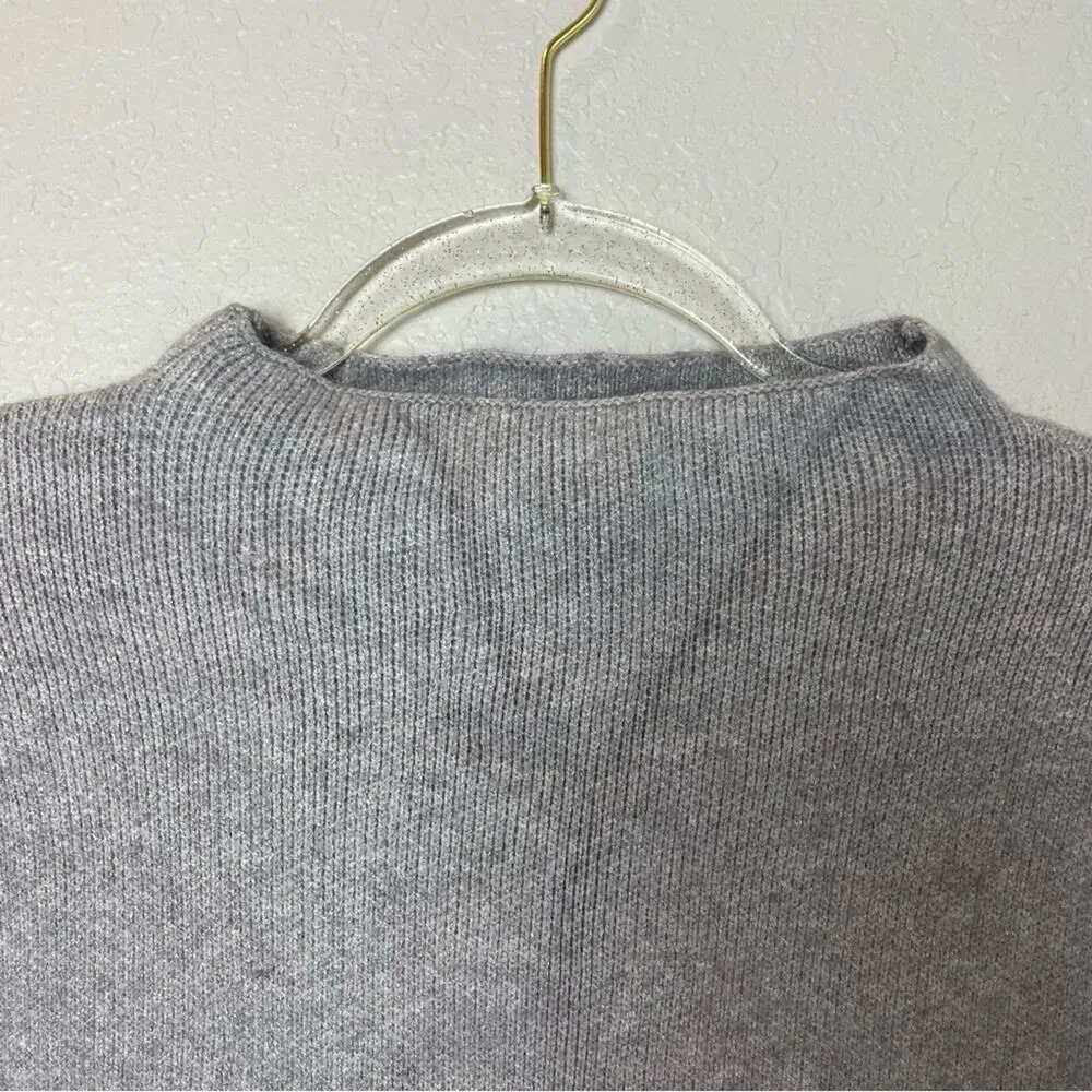 BNWT! VICI Cozy Mockneck Heavy Gray Knit Sweater Size L - Image 2