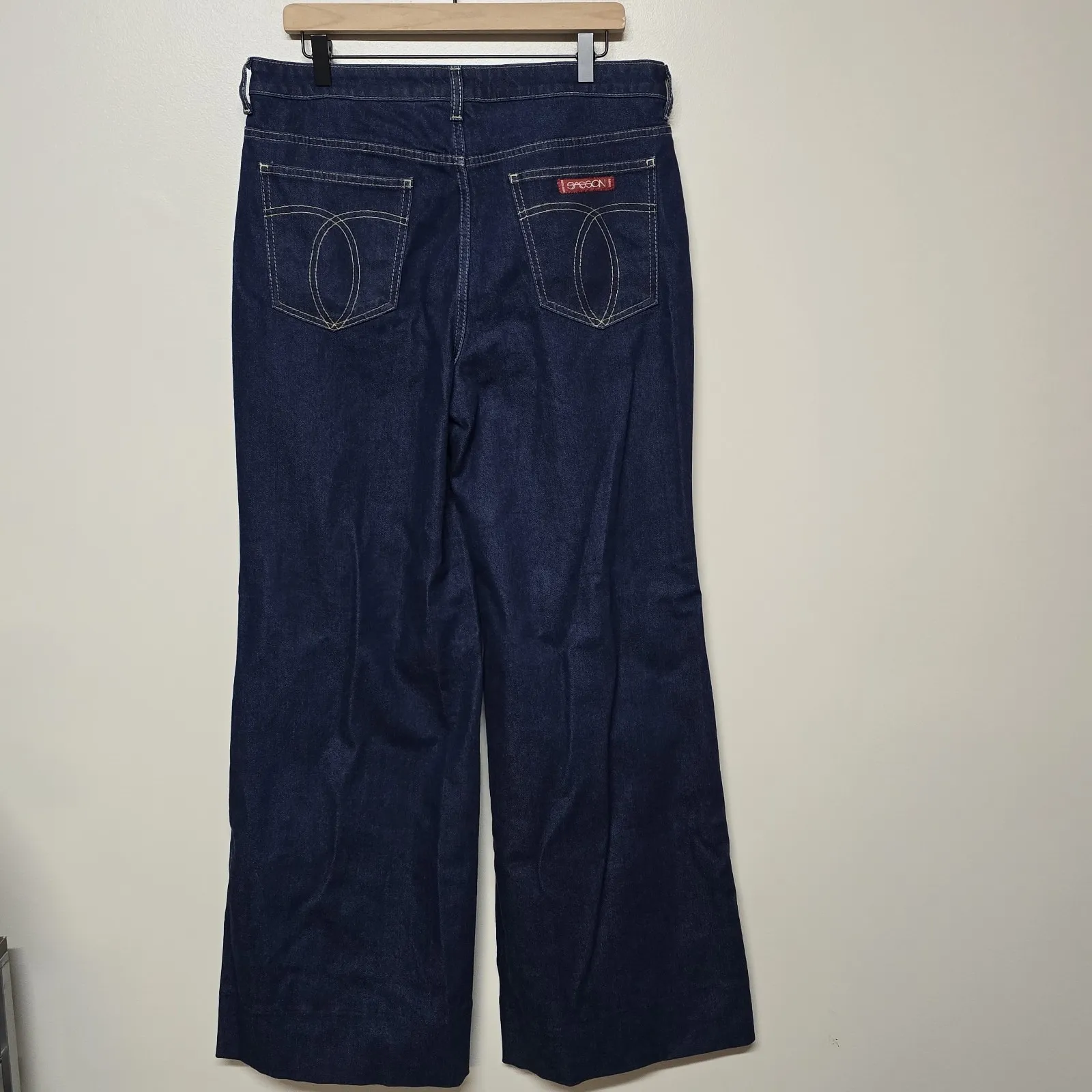 Johnny‎ Was Sasson Lumiere Wide Leg Jeans Size 32 TRW Dark Wash Denim NWT $198 - Image 11