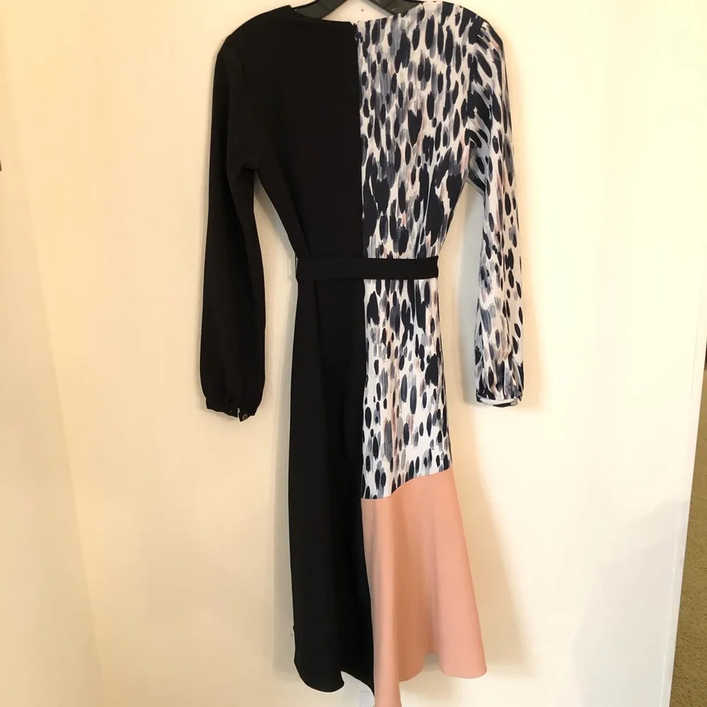 Anthropologie Hutch Rashida Color-Blocked Midi Dress XS - Image 10