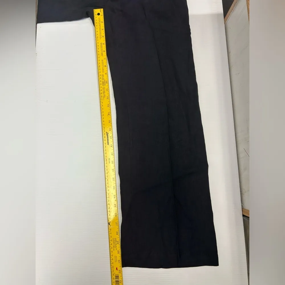 Eileen Fisher 100% Linen Navy Blue Wide Leg Pants Size Small EUC Linen Linen - Image 7