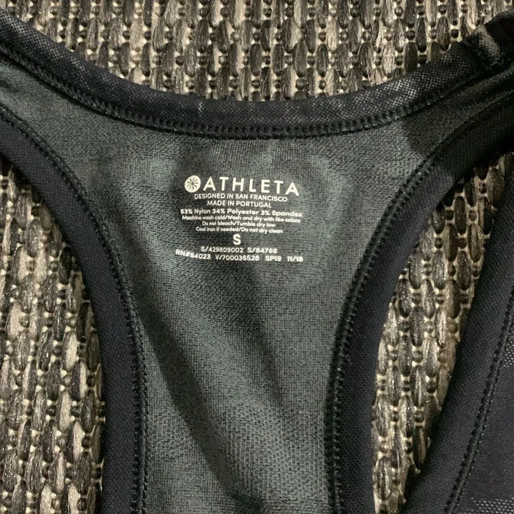 Athleta speedlight camo tank black - Image 3