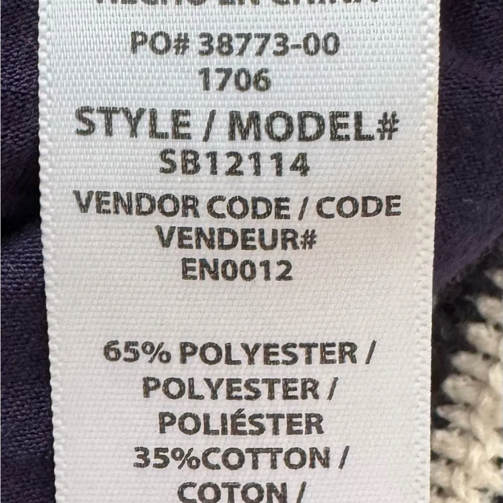 Splendid striped navy blue and white Textured Knit shorts, size XS pockets boho - Image 5