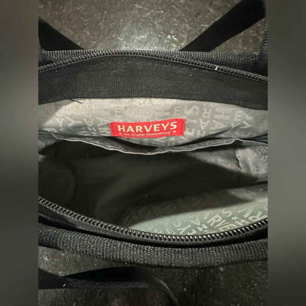 Harvey's the original Seatbelt Bag Black Woven Shoulder Bag - Image 5