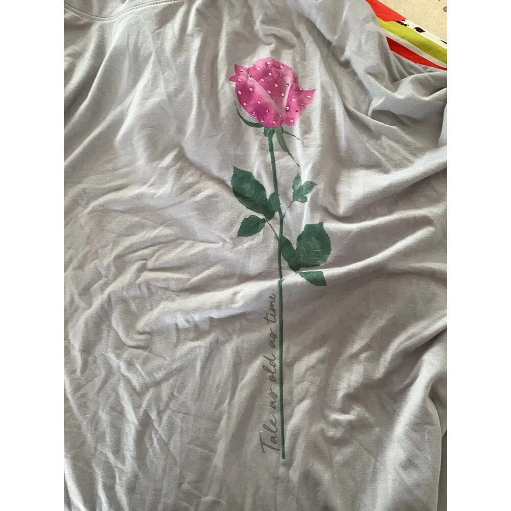 Disney womens large beauty and the beast belle long sleeve tunic - Image 5