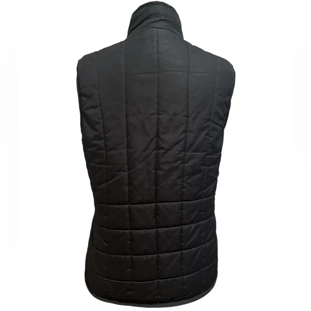 IZOD Black  Quilted Puffer Women’s Vest - Image 6