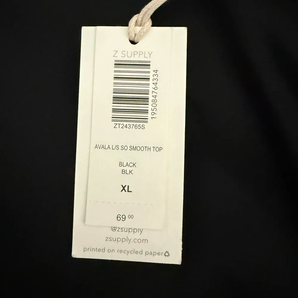 Z Supply Avala Long Sleeve So Smooth Тор Size XL - Image 6