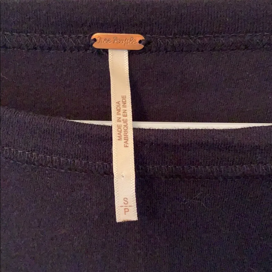 Free People metallic sleeve peplum top - Image 8