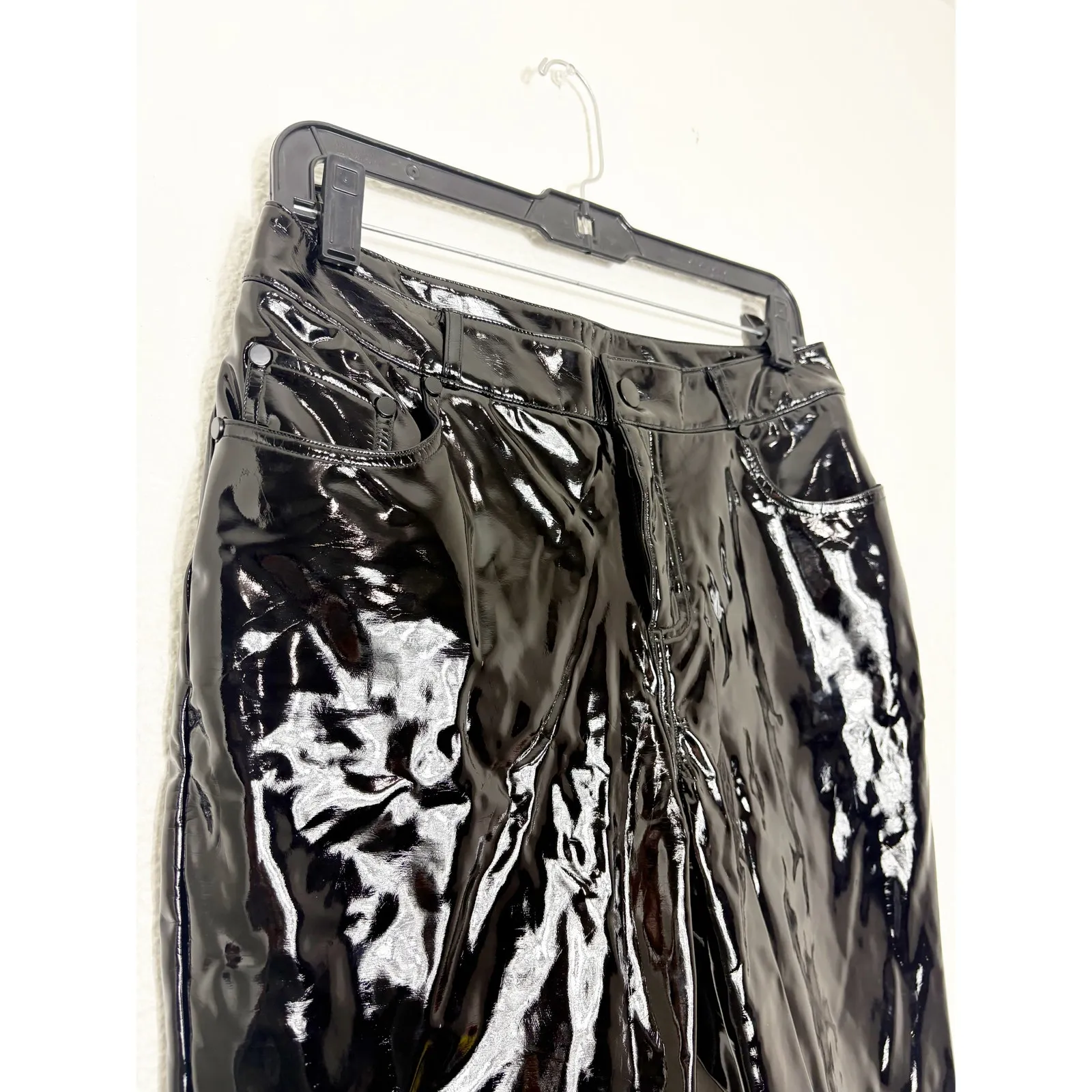NWT Commando Black Faux Patent Leather Pant Size Small SLG72 Chic Grunge - Image 8