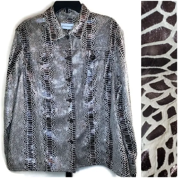 Alfred Dunner Long Sleeve Button Down Jacket 20 - Image 2