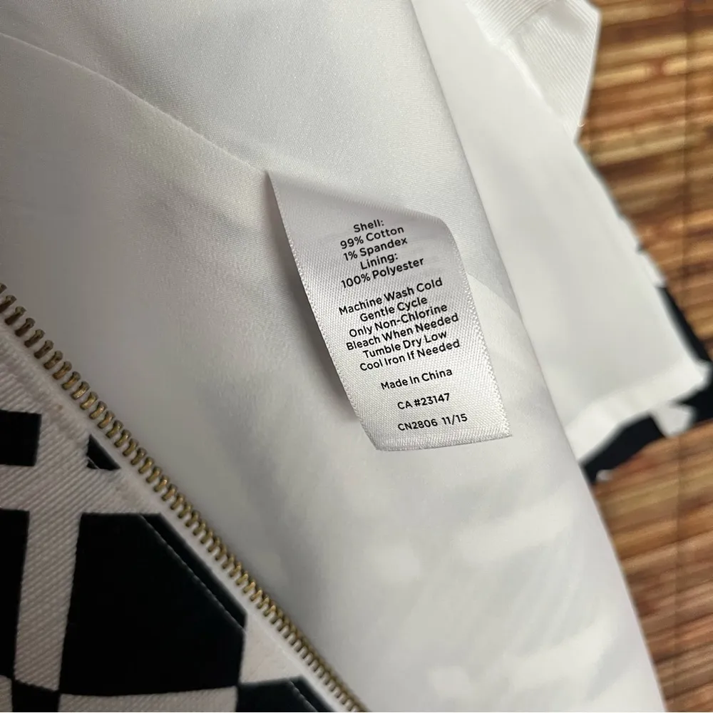 Talbots Monochrome Plaid Pencil Skirt - Image 4