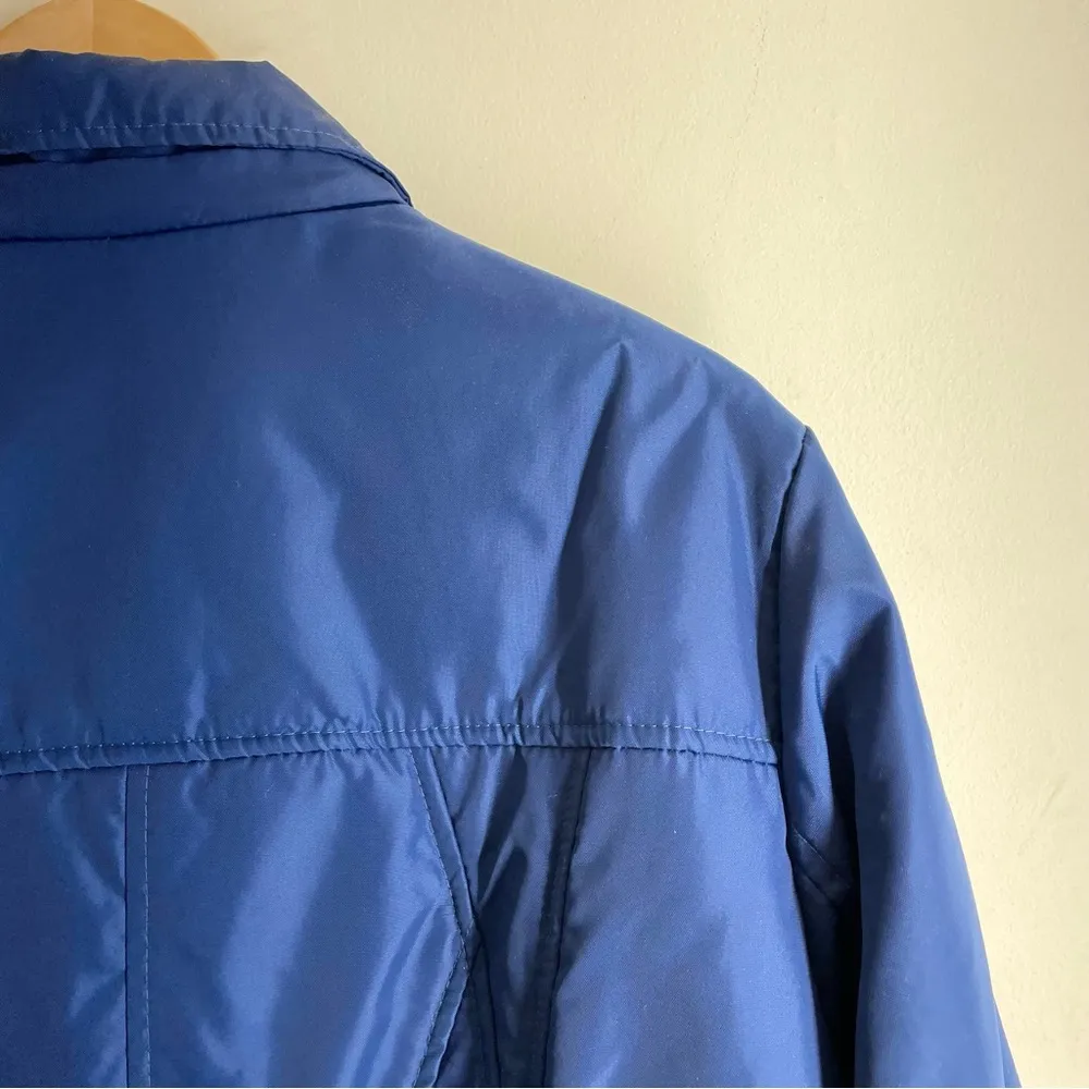 Jessica London Quilted Lightweight Puffer Parka Jacket Blue (16) - Image 4