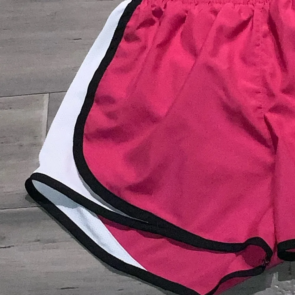 Nike Pink Mesh Lined Drawstring Waist Running Shorts XS - Image 4