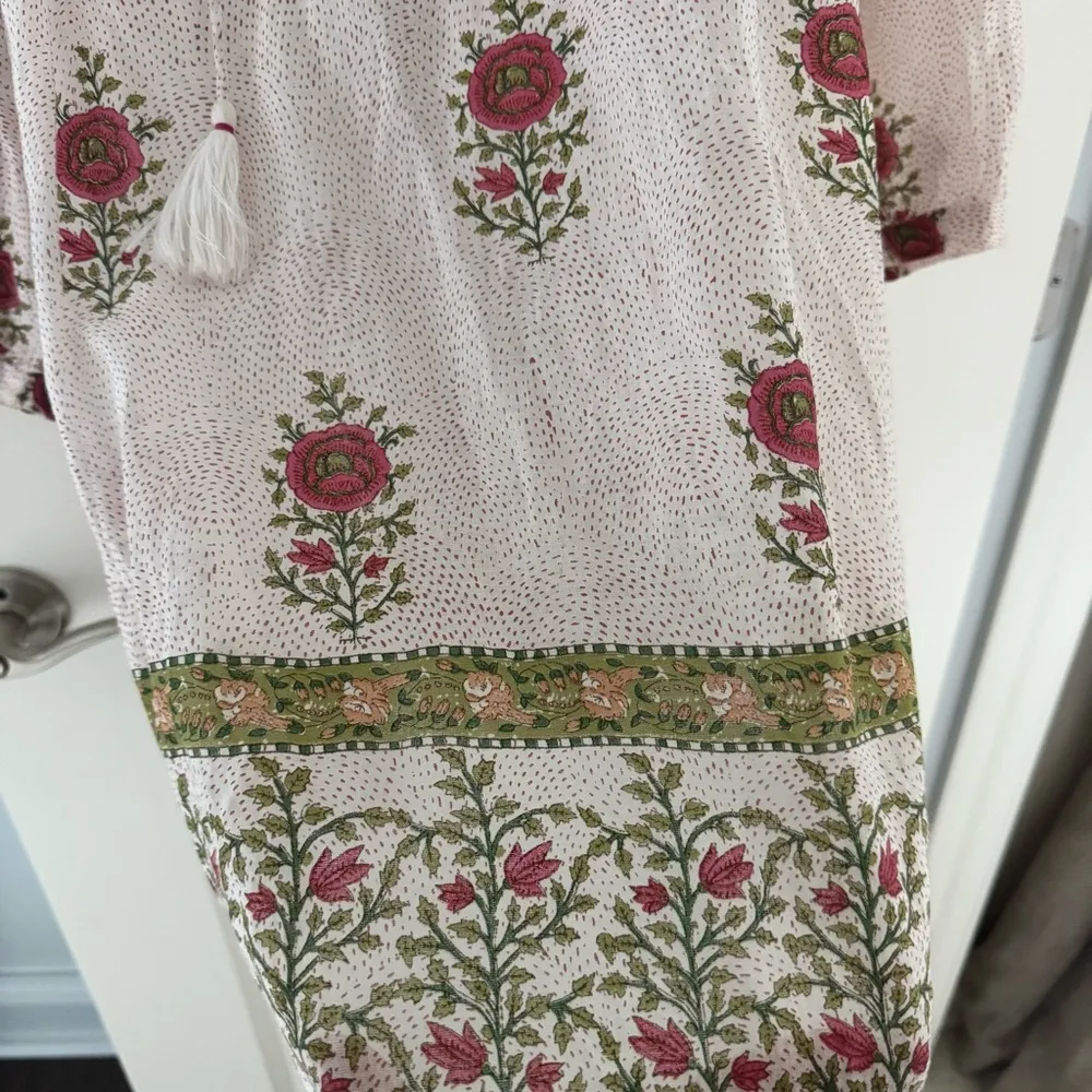 Roller Rabbit Valley Floral Serafina Cotton Tunic | L - Image 4