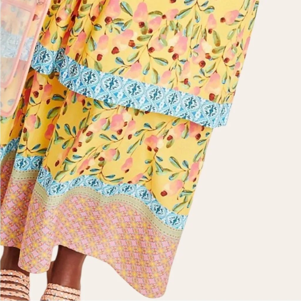 NWT Anthropologie Farm Rio Anjou Maxi
Dress Size 2 Petite Retail $240.00 - Image 6