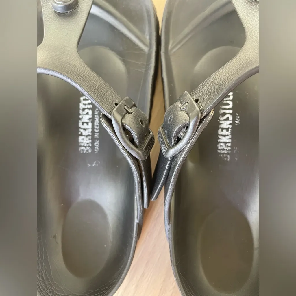 Birkenstock Black Thong Sandals - Image 7