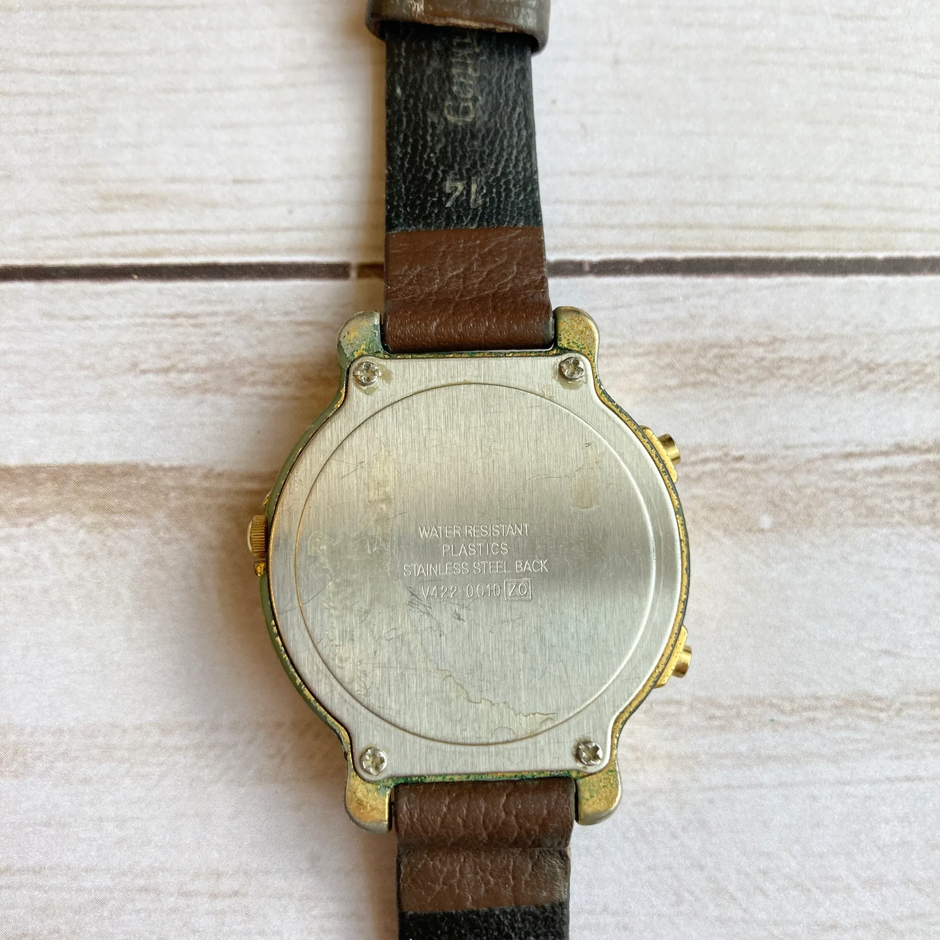 Lorus Vintage 1980's  Mickey Mouse Singing Watch with Leather Band - Image 3