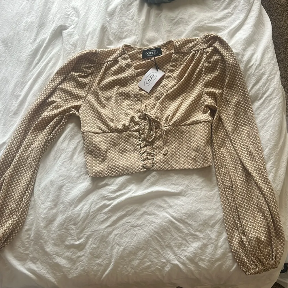 NWT Cider longsleeve blouse - Image 4